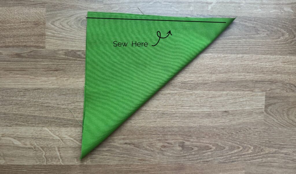 sew along one edge