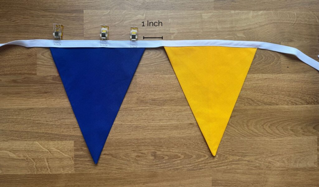 One inch gap