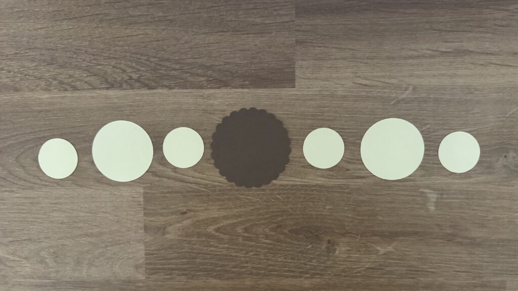 White and Brown Garland Layout